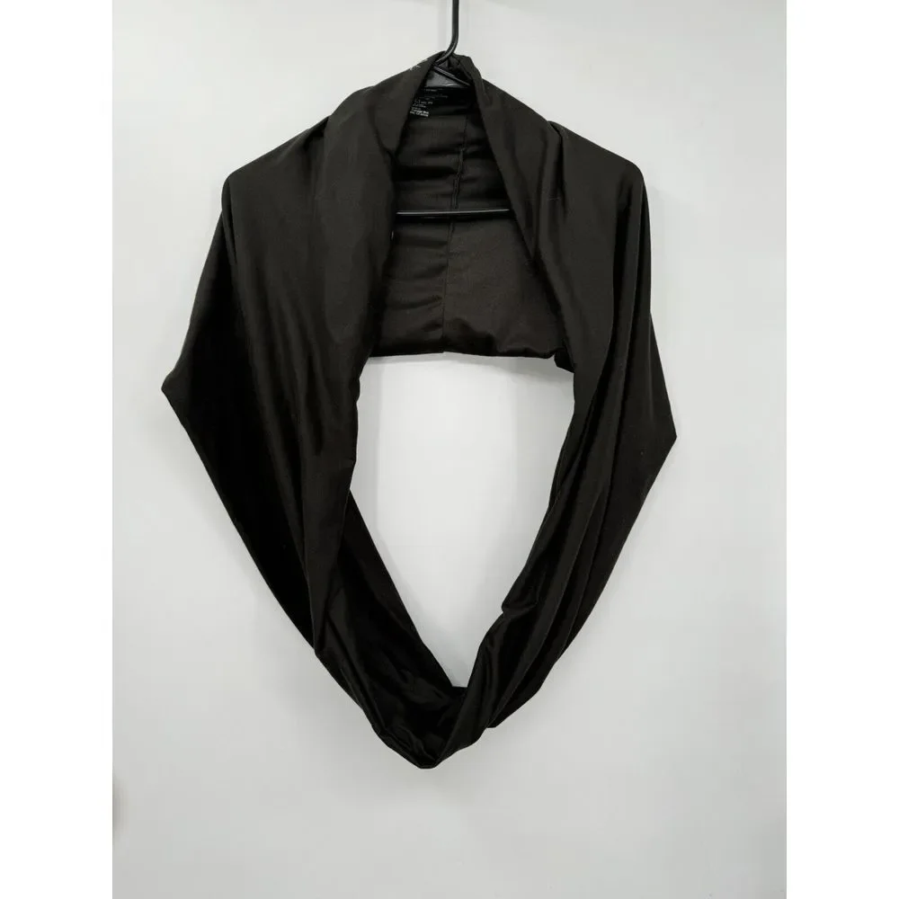 Beyond Yoga OS Infinity Scarf Womens Black Hidden Zipper Pocket‎ Performance